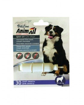 AnimAll Краплі від блох та кліщів VetLine spot-on для собак 30-40 кг 8 мл