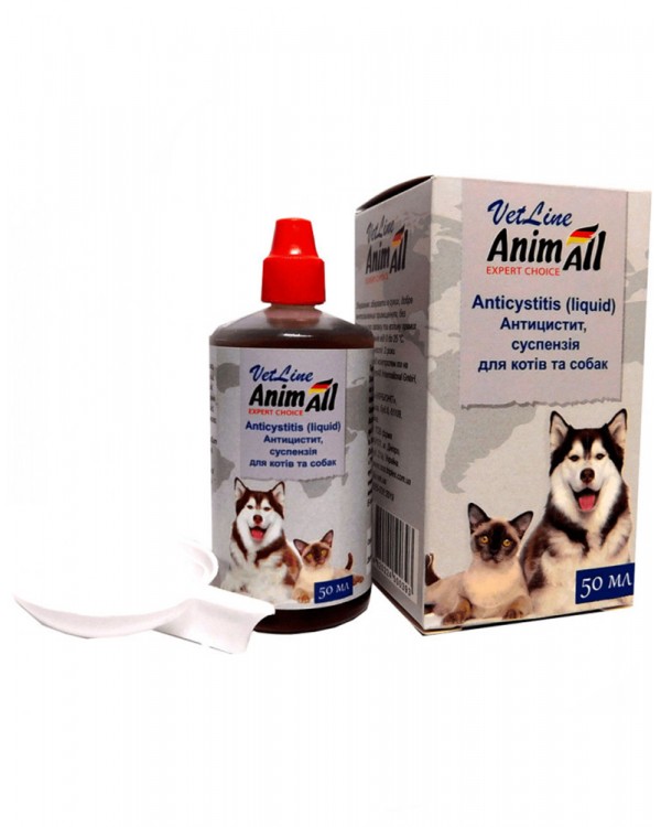 AnimAll VetLine антицистит для котов и собак 50 мл AnimAll VetLine антицистит для котов и собак 50 мл