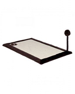 Trixie Кігтеточка-килимок з м'ячиком на пружині темно-коричнева