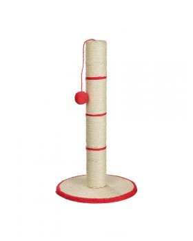 Trixie Кігтеточка-стовпчик з іграшкою бірюзова, червона, чорна, синя