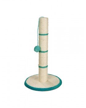 Trixie Кігтеточка-стовпчик з іграшкою бірюзова, червона, чорна, синя-foto4