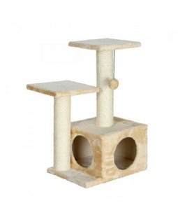 Trixie «Valencia» Кігтеточка-стовпчик з будиночком бежева