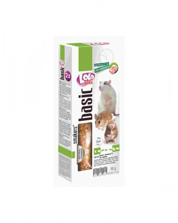 Lolo Pets Smakers С беконом для грызунов и кролика 