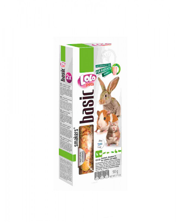 Lolo Pets Smakers Коктель для грызунов и кролика 
