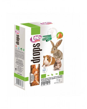 Lolo Pets Drops Морковные для грызунов 