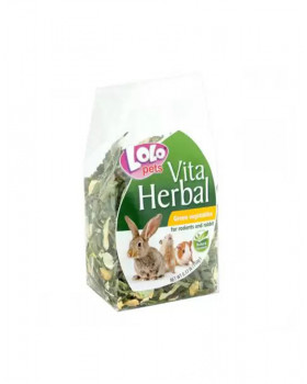 Lolo Pets Herbal Зеленые овощи для грызунов