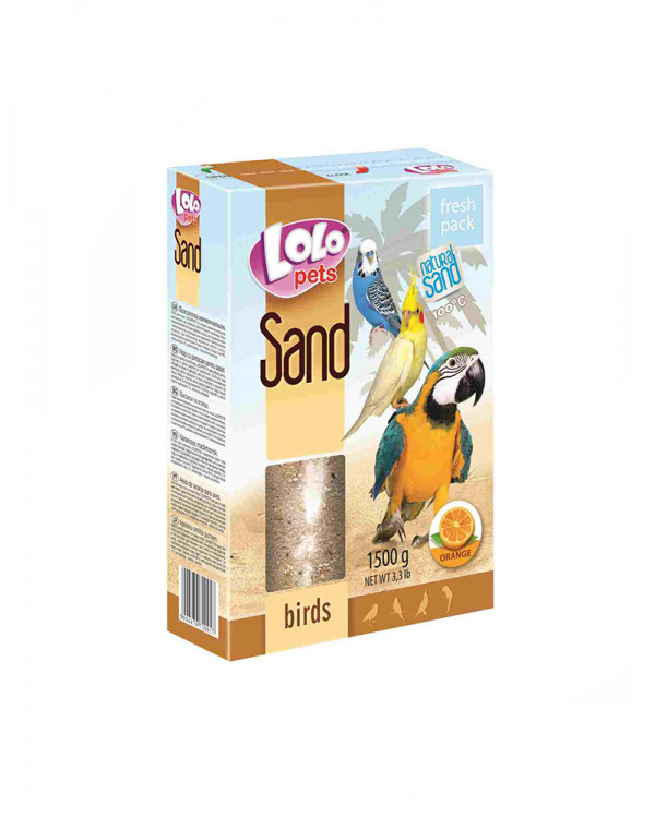 Lolo Pets Песок апельсиновый для птиц
