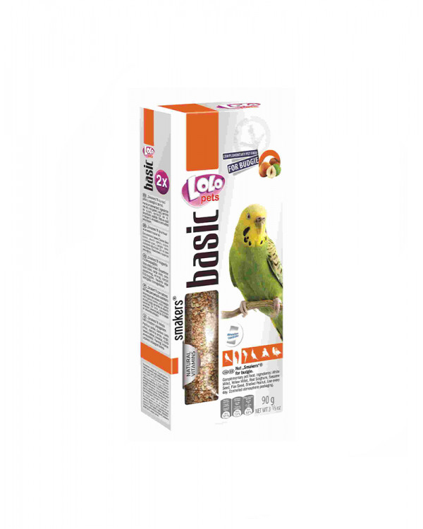 Lolo Pets Smakers С орехами для волнистых попугаев