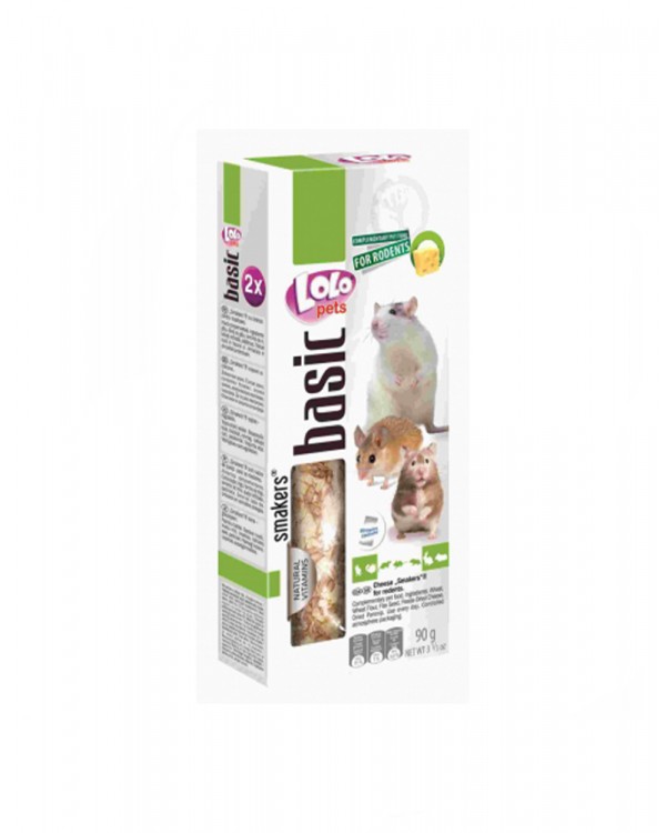 Lolo Pets Smakers С сыром для грызунов и кролика Lolo Pets Smakers С сыром для грызунов и кролика