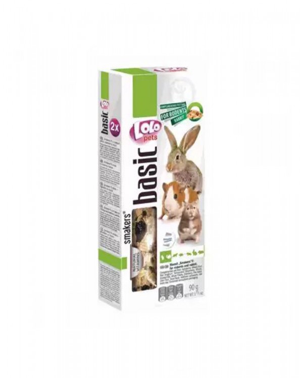 Lolo Pets Smakers С мюсли для грызунов и кролика Lolo Pets Smakers С мюсли для грызунов и кролика