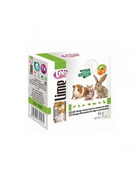 Lolo Pets Минеральный камень для грызунов-апельсин