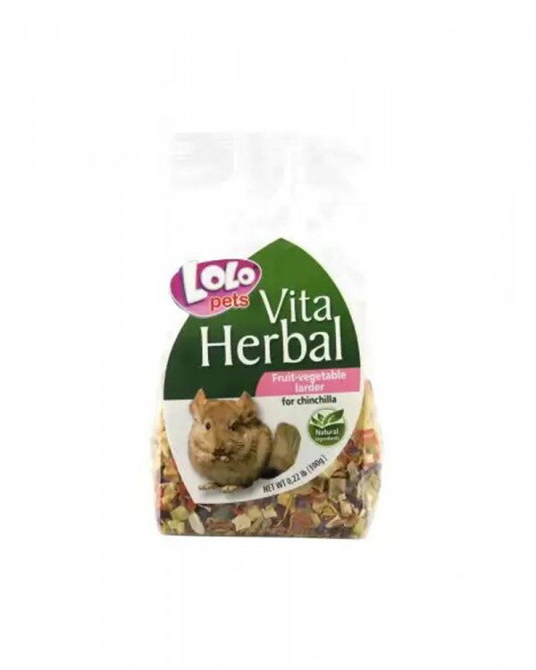 Lolo Pets Herbal Кладовая овощей и фруктов для шиншилл