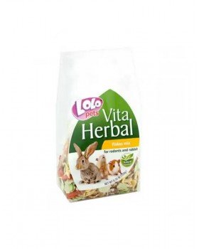 Lolo Pets Herbal Овощной микс хлопья для грызунов