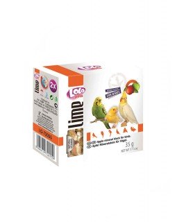 Lolo Pets Минеральный камень для птиц-яблоко