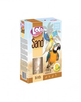 Lolo Pets Песок лимонный для птиц