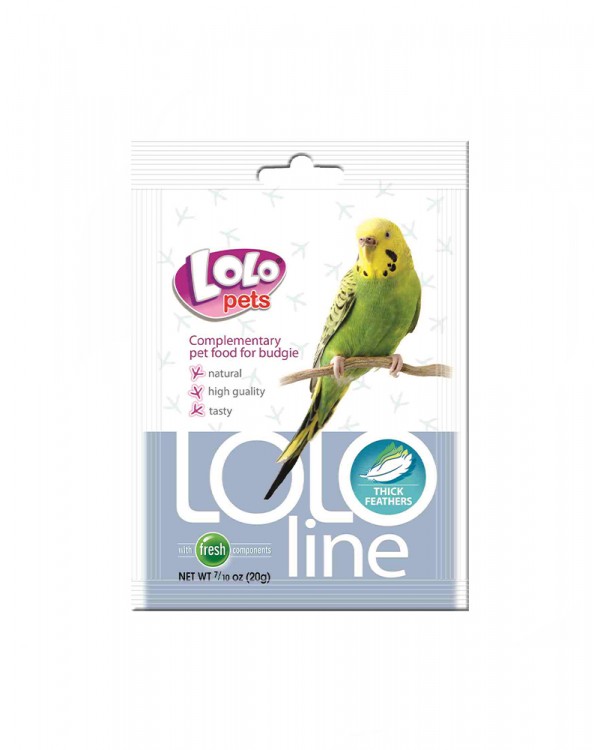 Lolo Pets LoloLine Густые перья для волнистых попугаев