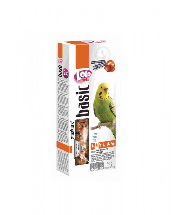 Lolo Pets Smakers С фруктами для волнистых попугаев