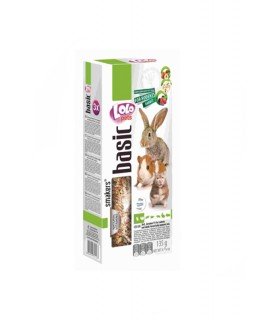 Lolo Pets Smakers (3в1) лесные ягоды, попкорн, орехи для грызунов и кролика Lolo Pets Smakers (3в1) лесные ягоды, попкорн, орехи для грызунов и кролика
