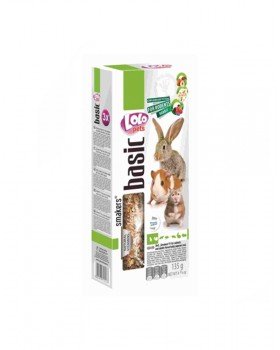 Lolo Pets Smakers (3в1) лесные ягоды, попкорн, орехи для грызунов и кролика Lolo Pets Smakers (3в1) лесные ягоды, попкорн, орехи для грызунов и кролика