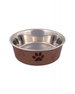 Trixie Миска металлическая на резиновом основании с пластиковым покрытием-foto3