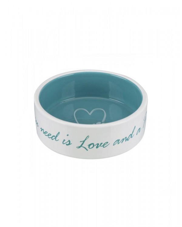 Trixie «Pet's Home» Миска керамическая (кремовая/голубая) Trixie «Pet's Home» Миска керамическая (кремовая/голубая)