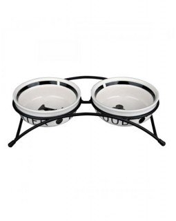 Trixie «Eat on Feet» Миски керамические на подставке (белые) Trixie «Eat on Feet» Миски керамические на подставке (белые)