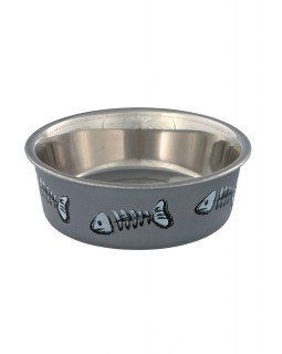 Trixie Миска металлическая на резиновом основании-foto2