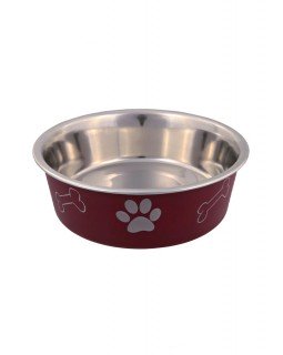 Trixie Миска металлическая на резиновом основании с пластиковым покрытием Trixie Миска металлическая на резиновом основании с пластиковым покрытием