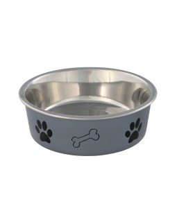 Trixie Миска металлическая на резиновом основании с пластиковым покрытием-foto2