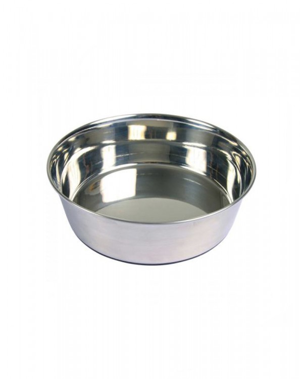 Trixie Миска металлическая на резиновом основании для собак Trixie Миска металлическая на резиновом основании для собак