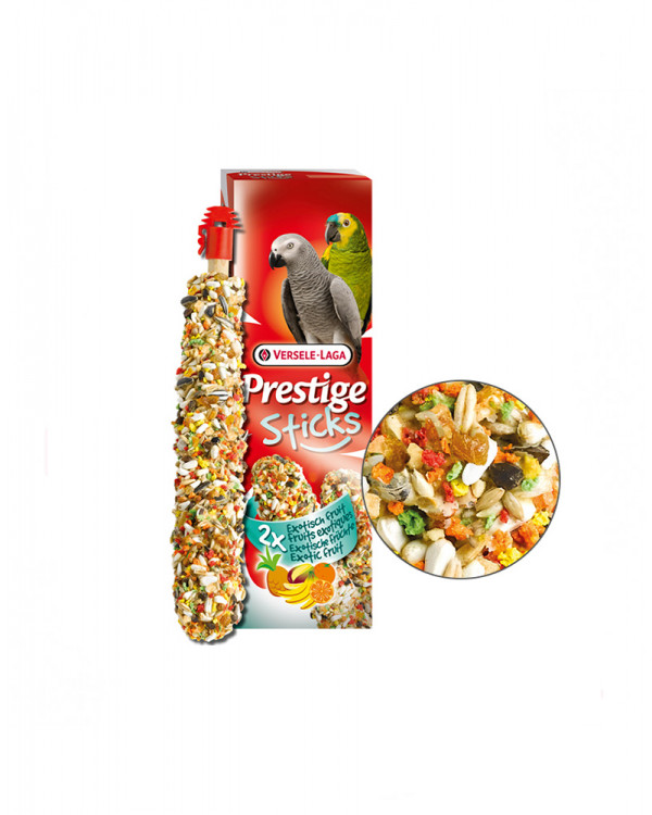 Versele-Laga Prestige Sticks Parrots Exotic Fruit Лакомство для крупных попугаев с экзотическими фруктами 