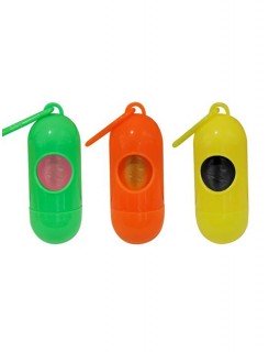 Брелок MINIBAG Пилюля с пакетами для фекалий Брелок MINIBAG Пилюля с пакетами для фекалий