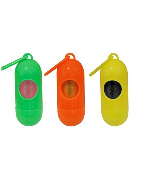  Брелок MINIBAG Пилюля с пакетами для фекалий