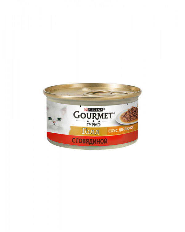 Gourmet Gold Соус Де-люкс кусочки в соусе с говядиной