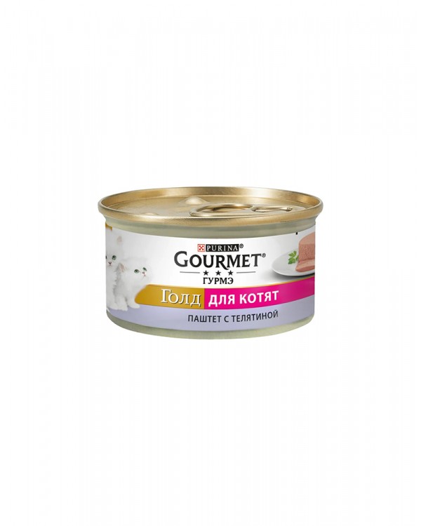 Gourmet Gold паштет для котят с телятиной