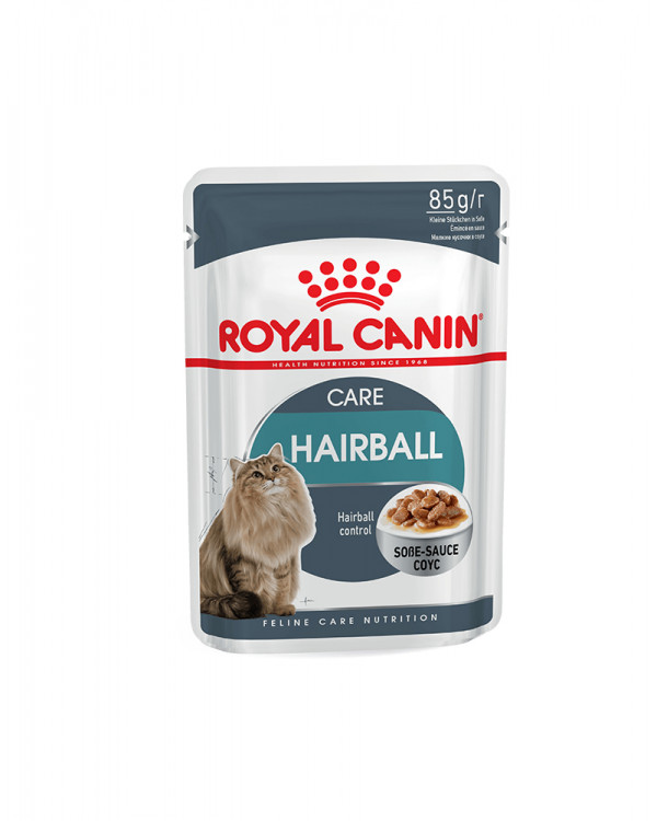 Royal Canin Hairball Care корм для кошек в соусе