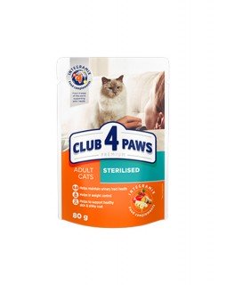 Клуб 4 лапи Консервований корм для стерилізованих кішок