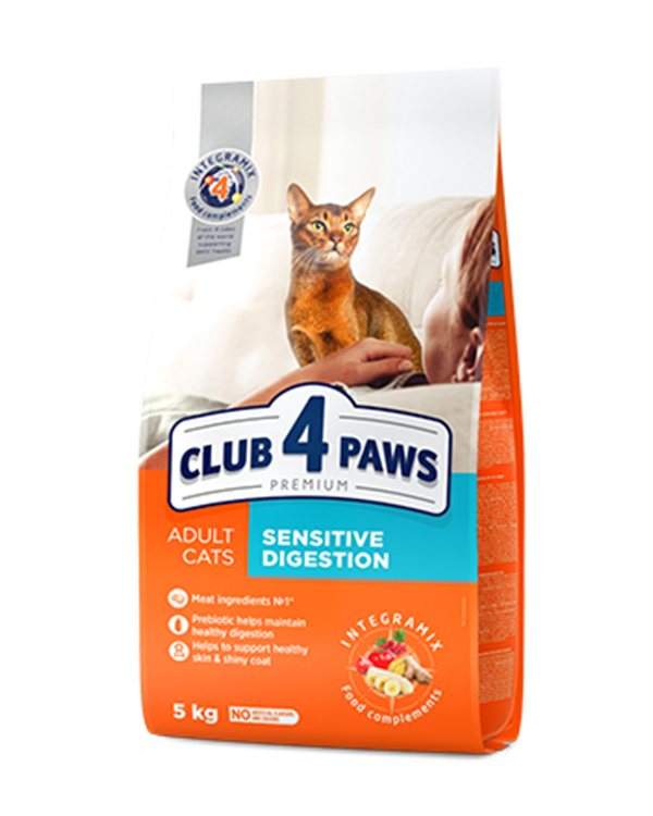 Клуб 4 лапи Premium Sensitive для ккішок з чутливим травленням