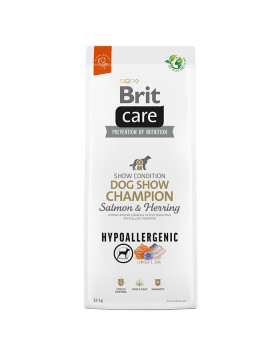 Brit Care Dog Hypoallergenic Dog Show Champion Сухий гіпоалергенний корм з лососем та оселедцем для виставкових собак