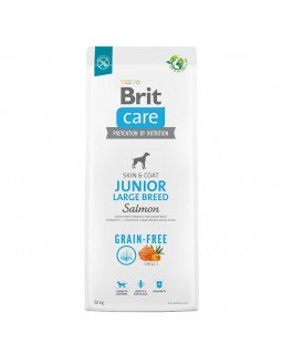 Brit Care Dog Grain-free Junior Large Breed Сухий беззерновий корм з лососем для цуценят великих порід Brit Care Dog Grain-free Junior Large Breed Сухий беззерновий корм з лососем для цуценят великих порід