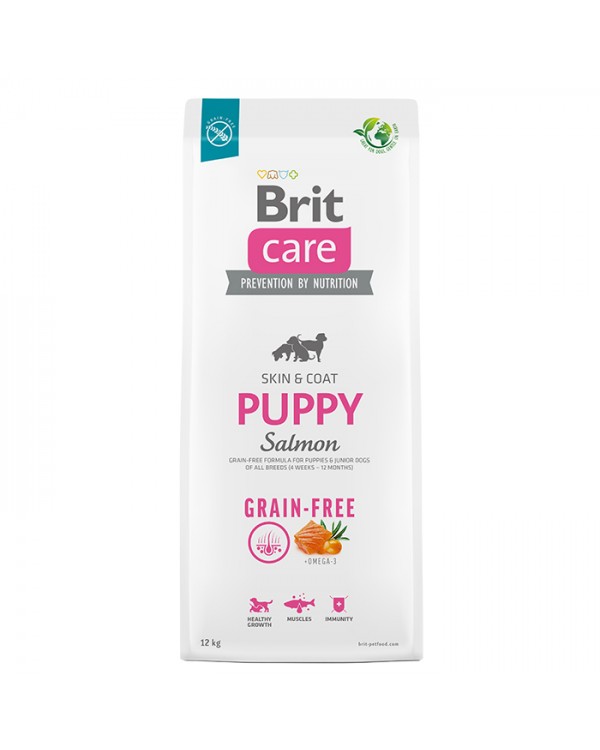 Brit Care Dog Grain-free Puppy Сухий беззерновий корм з лососем для цуценят всіх порід