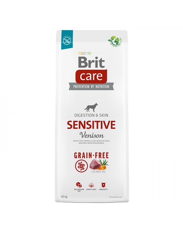 Brit Care Dog Grain-free Sensitive Сухий беззерновий корм з олениною для дорослих собак з чутливим травленням
