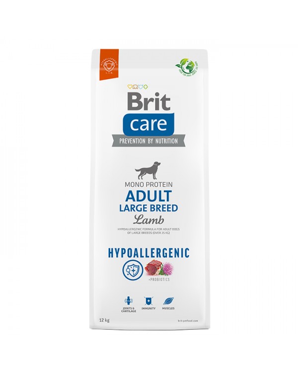 Brit Care Dog Hypoallergenic Adult Large Breed Сухий гіпоалергенний корм з ягням для дорослих собак великих порід