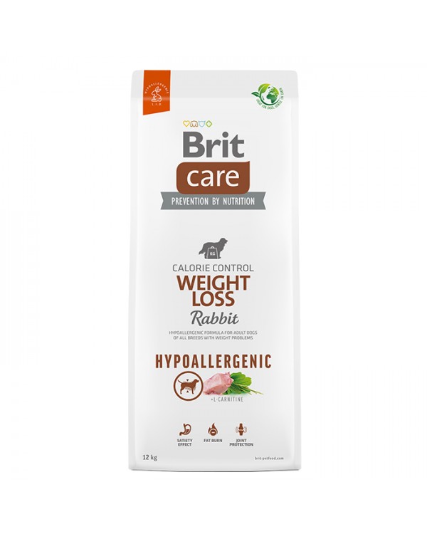 Brit Care Dog Hypoallergenic Weight Loss Сухий гіпоалергенний корм із кроликом для собак всіх порід із зайвою вагою