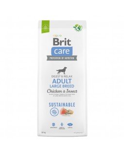 Brit Care Dog Sustainable Adult Large Breed Сухий корм з куркою та комахами для дорослих собак великих порід Brit Care Dog Sustainable Adult Large Breed Сухий корм з куркою та комахами для дорослих собак великих порід