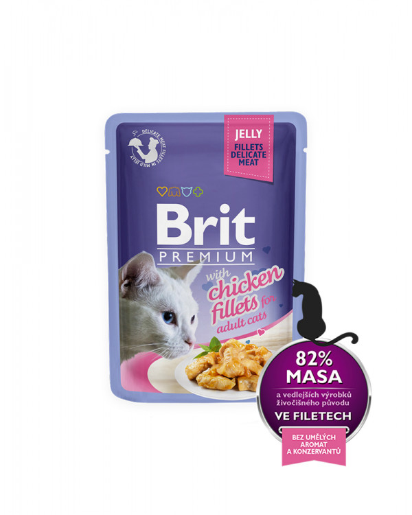 Brit Premium Cat Chicken Fillets in Jelly