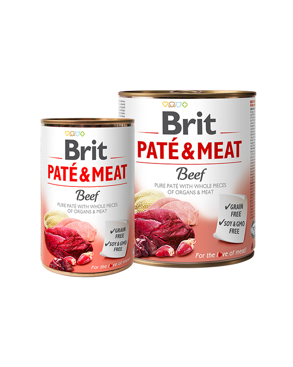 Brit Pate & Meat Dog з яловичиною