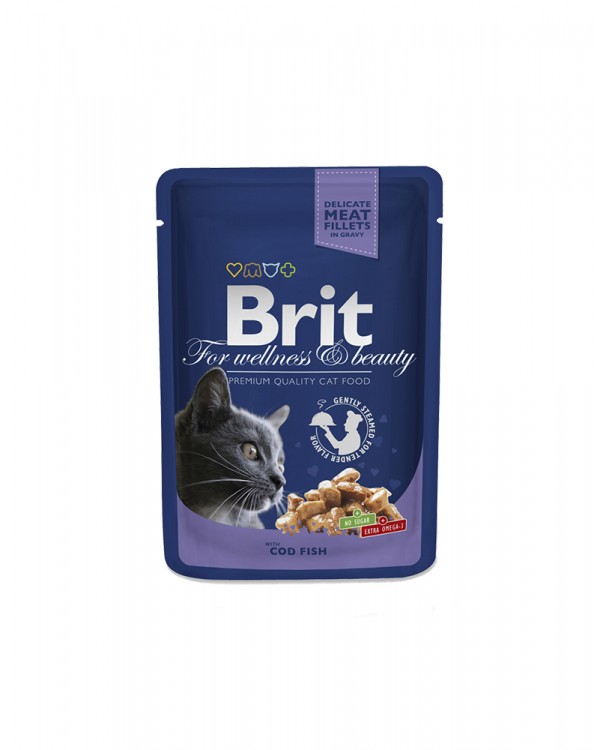 Brit Premium Cat Cod Fish с тріскою