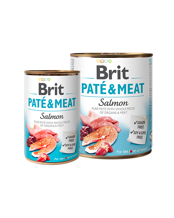 Brit Paté & Meat Dog з лососем