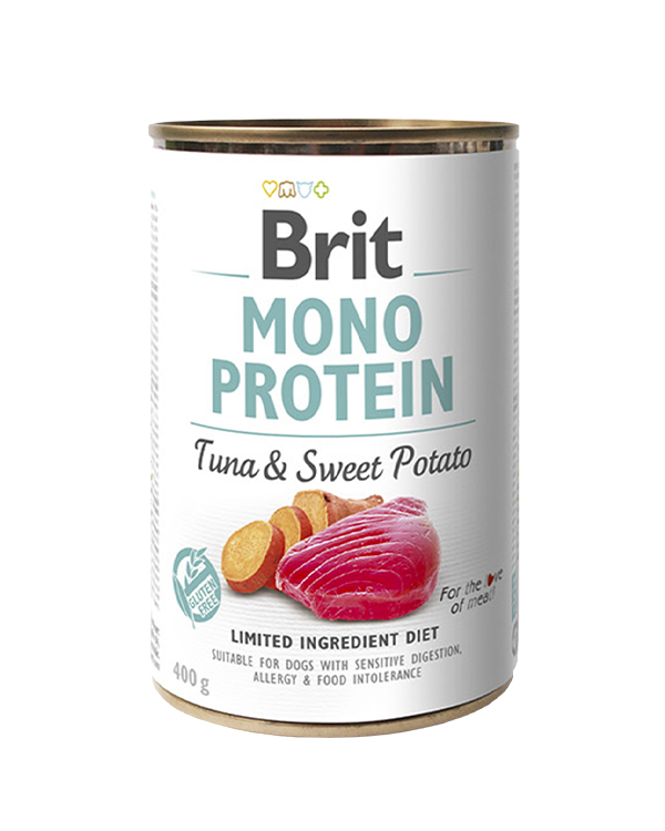 Brit Mono Protein Dog з тунцем і бататом 400 g